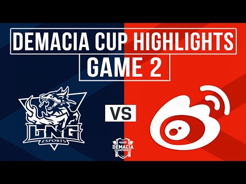 LNG vs WBG Highlights Game 2 | Demacia Cup 2025 | LNG Esports vs Weibo Gaming
