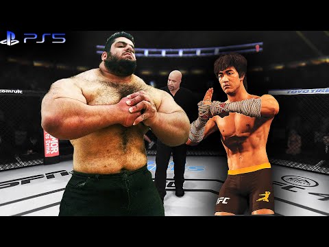 Bruce Lee vs. Iranian Hulk | EA Sports UFC 4 (PS5)