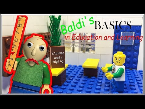 LEGO Baldi Stop Motion, Animation / Baldi's Basics in Education and Learning Horror Game