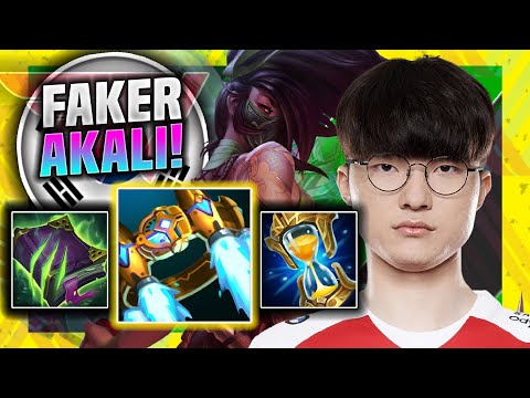 FAKER IS A BEAST WITH AKALI! - T1 Faker Plays Akali Mid vs Yasuo! | Season 11
