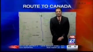 News anchor shows disgruntled Hillary voters fastest route to Canada #presidentelect
