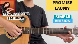Promise - Laufey (Guitar Tutorial) Easy Chords For Beginner! No Capo!