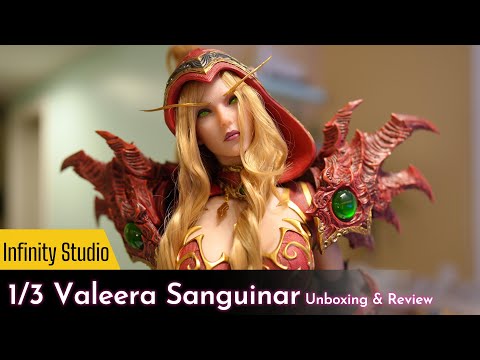 Infinity Studio - 1/3 Valeera Sanguinar Silicone Statue Unboxing & Review 4K (World of Warcraft)
