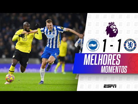 Gols e lances de Brighton x Chelsea