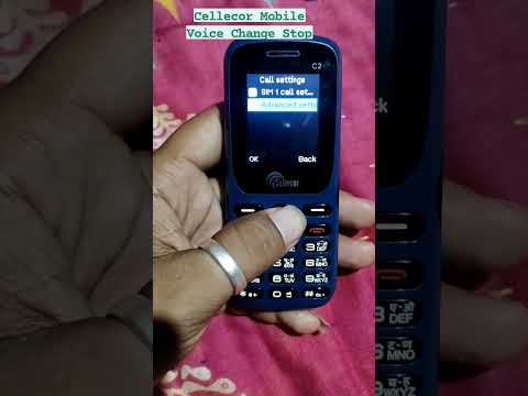 Cellecor Mobile Voice Change Stop