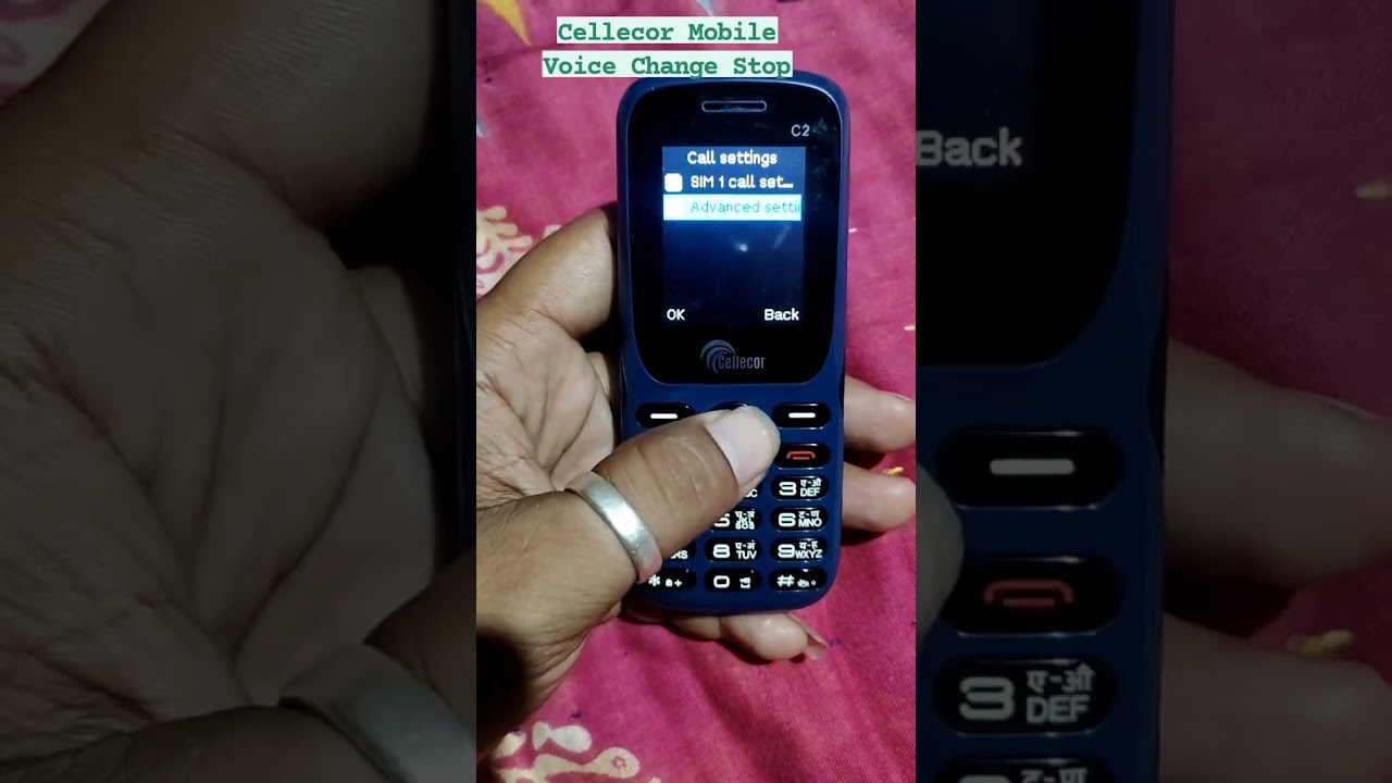Cellecor Mobile Voice Change Stop