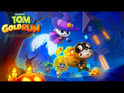 Talking Tom Gold Run Halloween Theme 2021