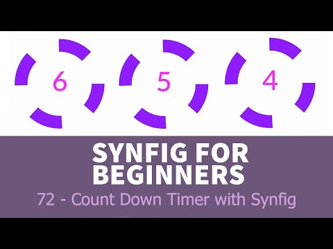 Synfig for beginners: 72 - Count Down Timer