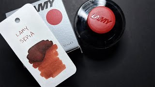LAMY NAILED THIS! Lamy Sepia Fountain Pen Ink Review
