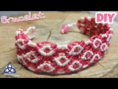 Macrame Bracelet Tutorial Celtic Style EASY and Simple Macrame Design