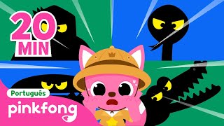 Você Viu Assustadores Animais da Selva? | + Completo | Pinkfong, Bebê Tubarão! Canções para Crianças