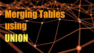 How to merge two tables without any repetition in SQL/DBMS?