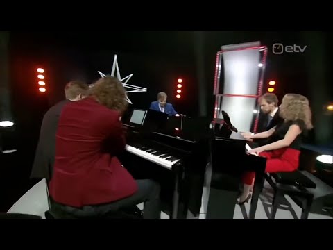 Five Pianists Play Flandre's theme (U. N. Owen Was Her?) Live on Estonian national TV