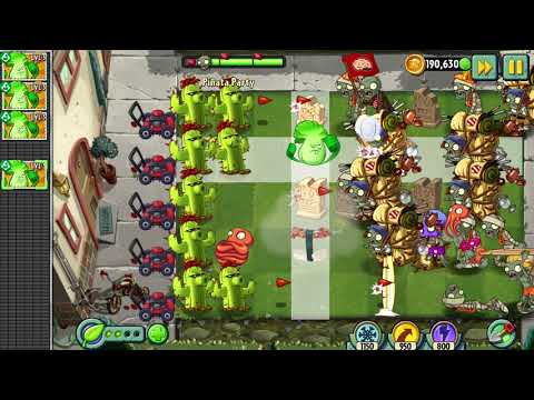 Plants vs Zombies 2 gameplay - Piñata Party - 7/9/2021
