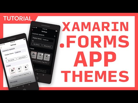 Dynamic App Themes in Xamarin Forms Light Dark Custom Modes