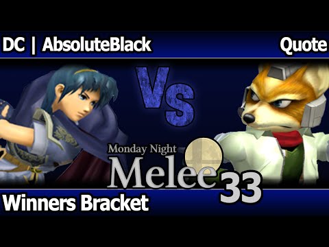 MNM 33 Melee - DC | AbsoluteBlack (Marth) vs Quote (Fox) - Winners Bracket