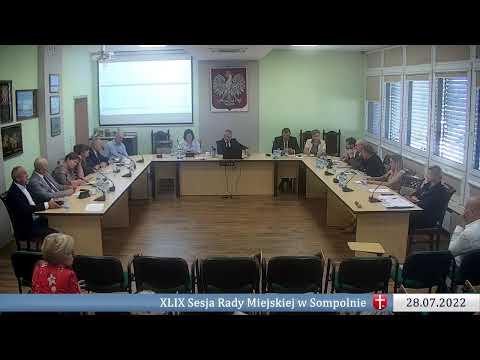 XLIX sesja Rady Miejskiej w Sompolnie (28-07-2022)
