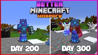 Tóm Tắt 300 Ngày BETTER Minecraft Sinh Tồn Siêu Khó Và Kết Thúc Bất Ngờ !!