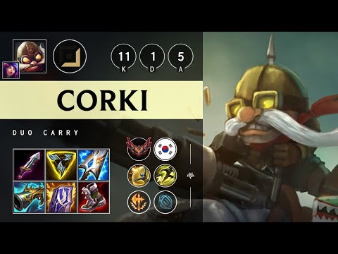 Corki ADC vs Sivir - KR Grandmaster Patch 25.18