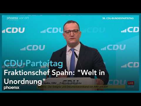 CDU-Parteitag: Rede von Jens Spahn (Vorsitzender CDU/CSU-Bundestagsfraktion) | 21.02.26