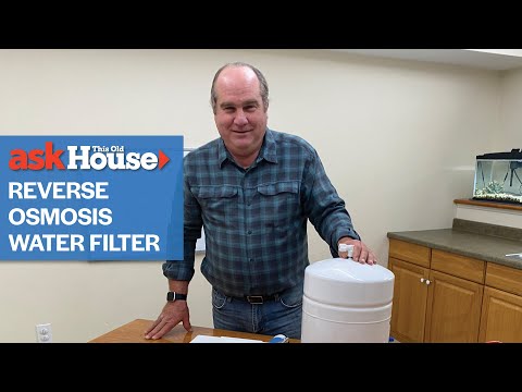 How to Install a Reverse Osmosis Water Filter | Ask This Old House