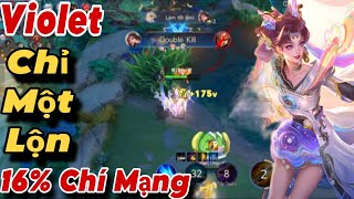 Violet Lên Ngọc 16% Chí Mạng Một Lộn Tankr Còn Bốc Hơi Hayate Cũng Phải Bất Lực Với Ngọc Này