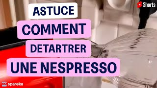 Détartrer une cafetière Nespresso au vinaigre blanc 🙌 #tips #detartrer #vinaigre