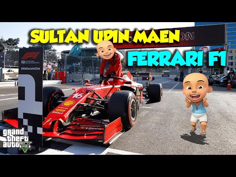 Sultan Upin Ipin Balap F1 FERRARI Mantap Kencang BANGET - GTA V Upin Ipin Episode Terbaru 769