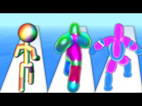 Tall Man Run vs Blob Runner 3D vs Ballon Pop Runner - Triple Game
