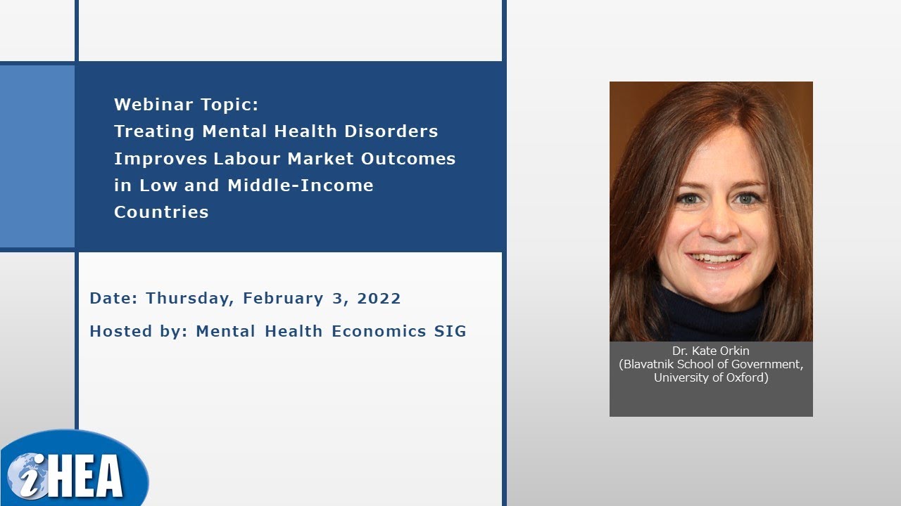 Treating Mental Health Disorders Improves Labour Market Outcomes in Low and Middle-Income Countries