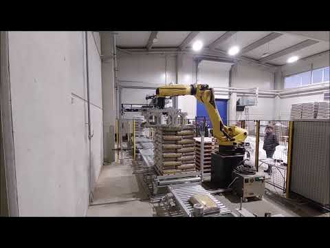 Robotic Palletising of Pellets
