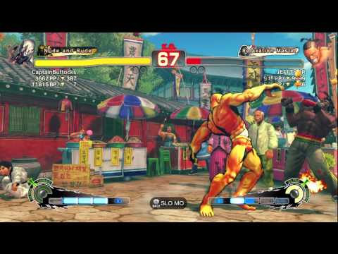 SSF4 AE CaptainButtocks (Seth) VS. JEFFTHOR (Dee Jay) Rank