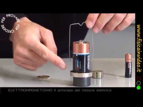 The principle of the electric motor