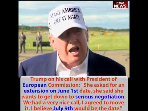 Trump on Putin: 'I Don't Know What the Hell Happened -- He's Sending Rockets, I Don't Like It AT ALL'; US Steel 'Will Be Controlled by US, Otherwise I Wouldn't Make the Deal'; EU Tariff Extension June 1 to July 9; Harvard 31% Foreigners