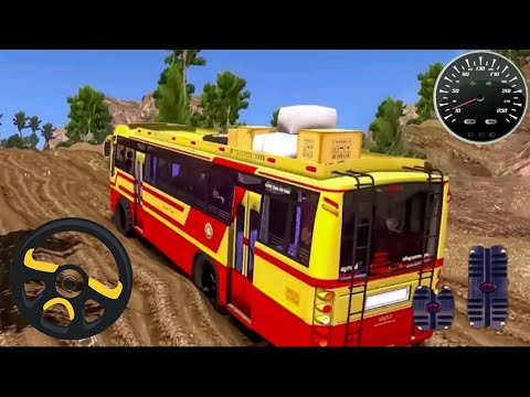 Indian Offroad Coach Bus Simulator 21 || Passengers On The Roof || Android Gameplay #1