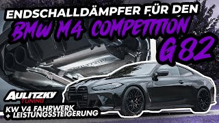 ENDSCHALLDÄMPFER für den BMW M4 Competition G82 | KW V4 Fahrwerk | Aulitzky Exhaust
