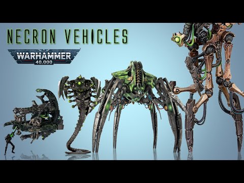 Necron's Ancient Combat WALKERS & Vehicles - 40k