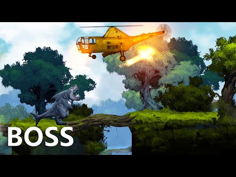 Sharkosaurus Rampage - Final Boss ~ Level 24 Gameplay HD