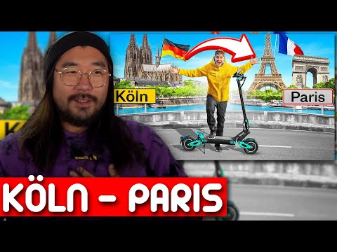 Ich fahre einen E-SCOOTER von KÖLN nach PARIS! - Selbstexperiment