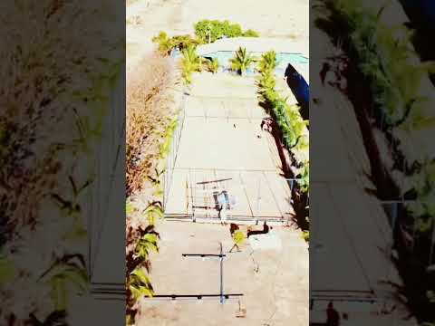 Como construir uma quadra de Beatch Tênis no Jalapão pousada São Félix do Jalapão parte 2.