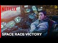 Full Speed Ahead Spaceship Victory Crew Shows Off In Space Space Sweepers Netflix