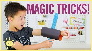 10 MAGIC TRICKS KIDS CAN DO USING SCHOOL SUPPLIES!