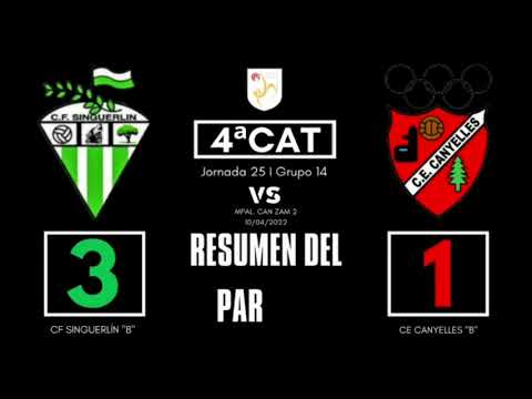 C.F Singuerlin "B" - C.E Canyelles "B" Jornada 25 Temporada 21/22