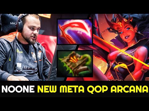 NOONE New Meta Queen of Pain Arcana with Desolator & Necronomicon Build 7.26 Dota 2