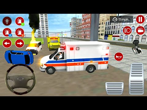 US Ambulance Emergency Driver Simulator 2021 - 911 Van Driving - Android Gameplay