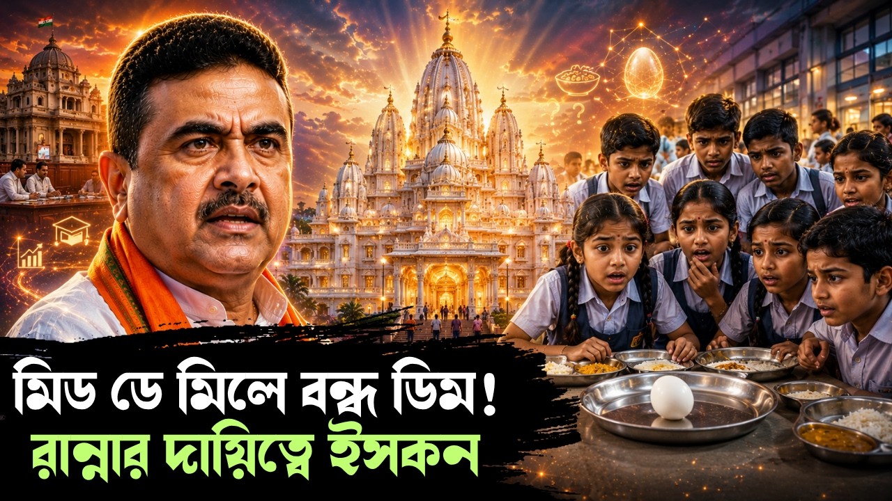 এবার থেকে মিড ডে মিলে বন্ধ ডিম, রান্নার দায়িত্বে ইসকন!