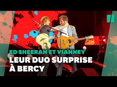 Vianney et Ed Sheeran chantent « Call on Me » pour la première fois à Bercy