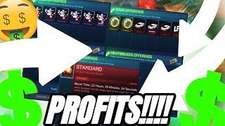 BUYING AND SELLING KEYS FOR INSANE PROFIT!! (Rocket League Rich Trading Montage EP 177)