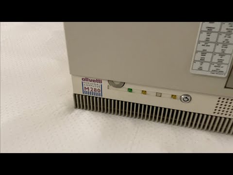 An initial look at my Olivetti M280 286 Machine