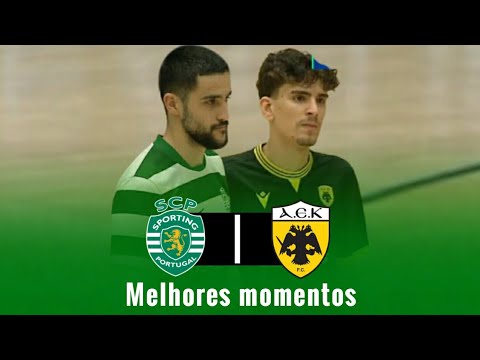 Sporting (POR) vs AEK Athens (GRE) - UEFA Futsal Champions League - Highlights